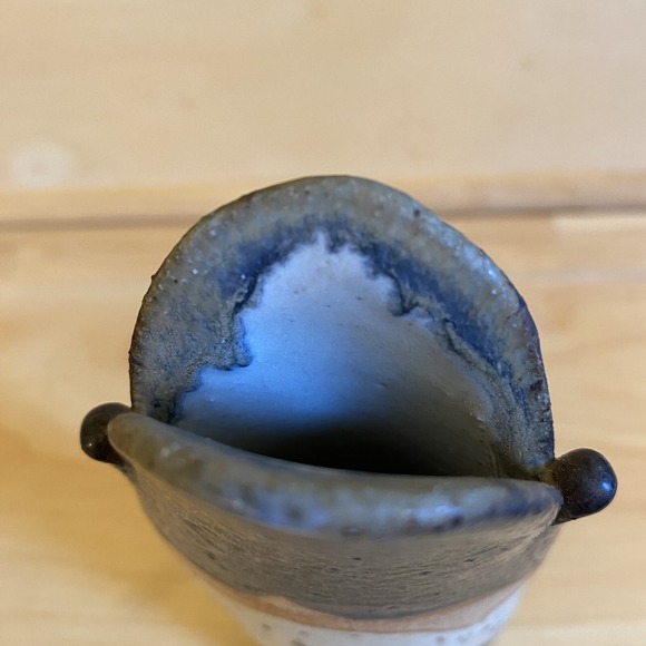 Vintage Robert Parrott Mid-Century Modern Signed Studio Art Pottery Ceramic Vase - Picture 10 of 11